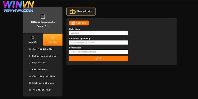 Rút Tiền WinVN- Hướng Dẫn Đầy Đủ Các Bước Chi Tiết Nhất 4 Hình thức rút tiền WinVN qua ngân hàng địa phương